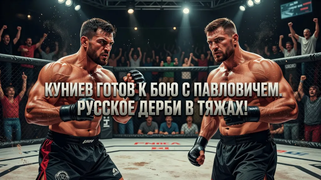 Куниев готов к бою с Павловичем. Русский дерби в тяжах!
