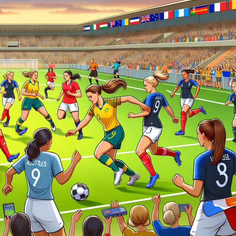 История Противостояний: Женская Сборная Австралии и Франции по Футболу