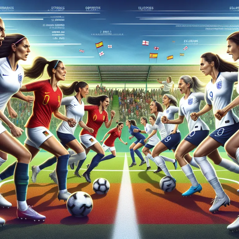История Противостояний: Женская Сборная Испании Против Женской Сборной Англии