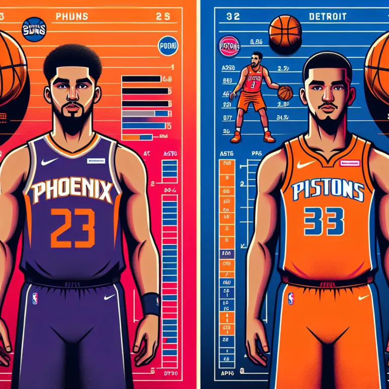 Сравнение Эффективности Защиты Игроков Финикс Санз и Детройт Пистонс