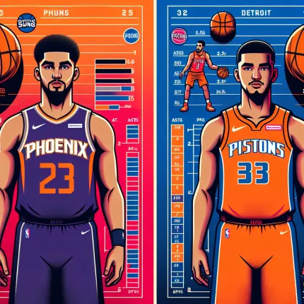 Сравнение Эффективности Защиты Игроков Финикс Санз и Детройт Пистонс